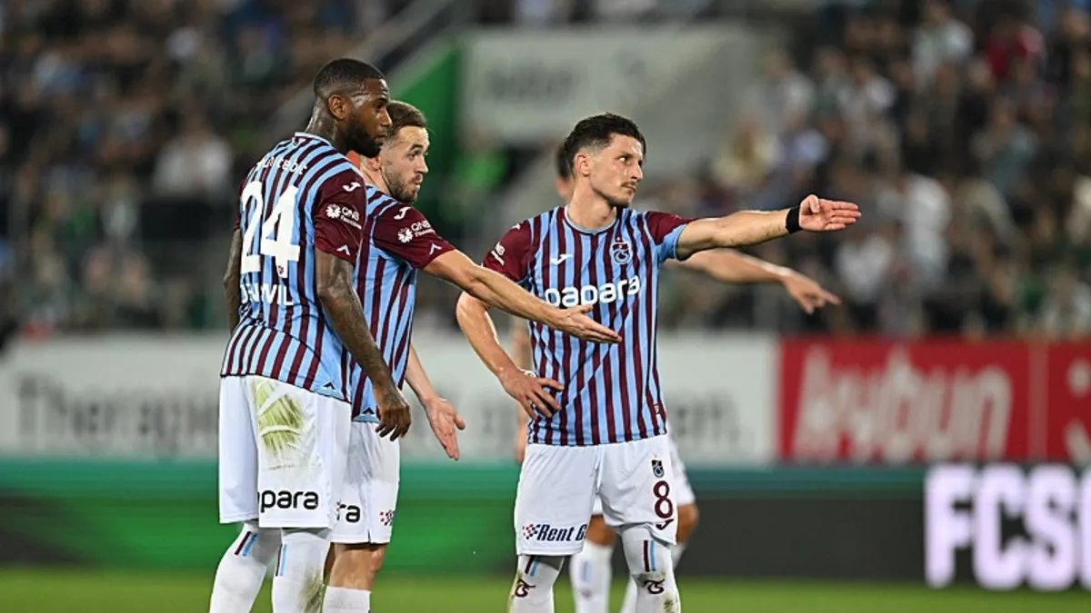 Son dakika: Trabzonspor, St. Gallen karşısında tur peşinde! Zorlu maçta ilk gol… (CANLI)