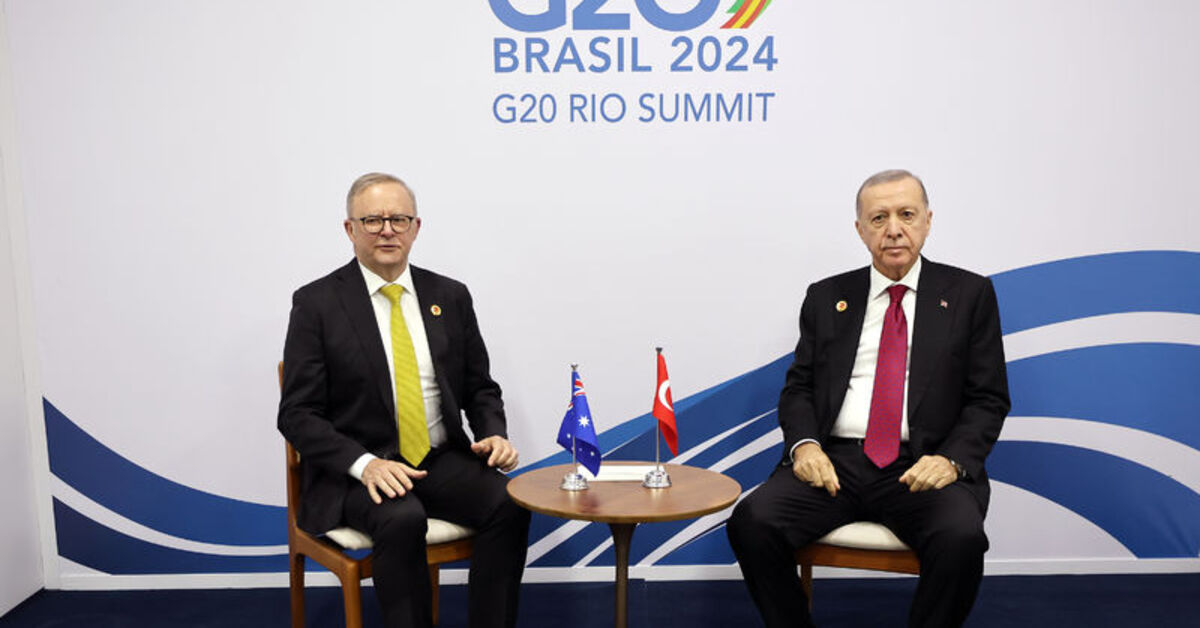 Cumhurbaşkanı Erdoğan, Avustralya Başbakanı Albanese ile görüştü