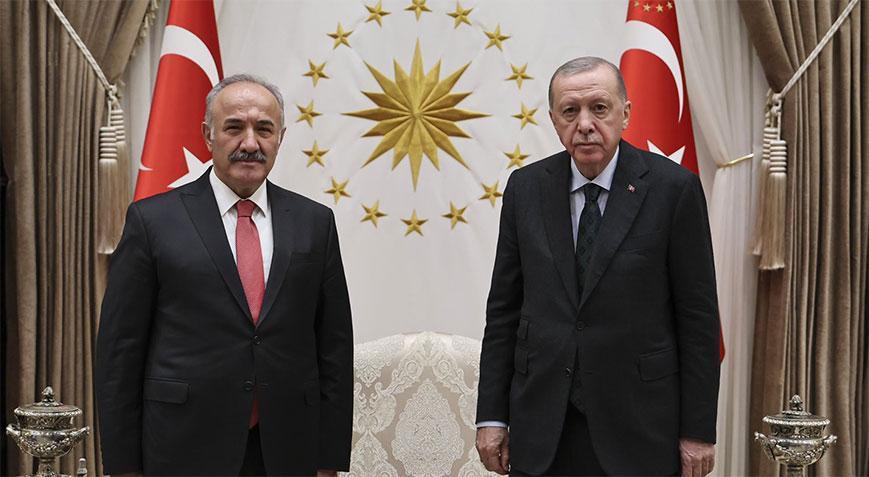 Cumhurbaşkanı Erdoğan, MGK Genel Sekreteri Hacımüftüoğlu’nu kabul etti