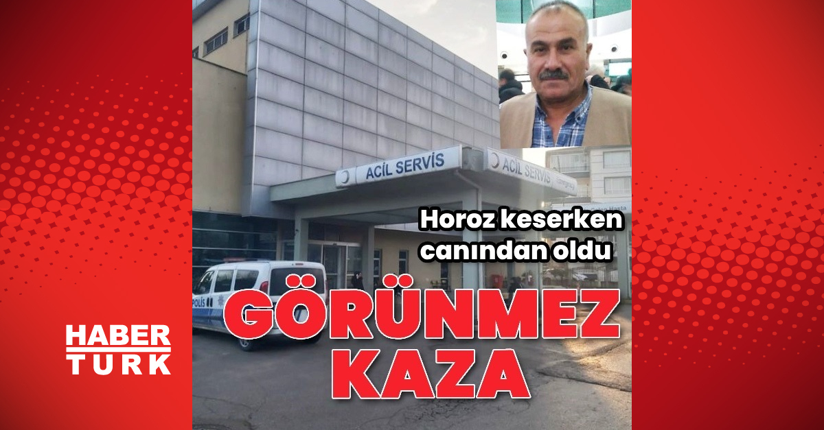 İftar için horoz keserken kendini yaraladı; kan kaybından öldü